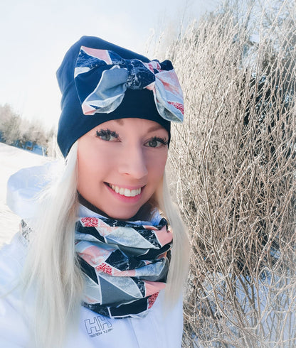 Rusettipipo musta (rusetteja eri kuoseja)