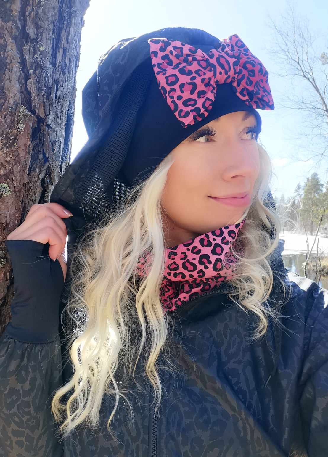 Rusettipipo PINKKI PANTTERI -rusetilla