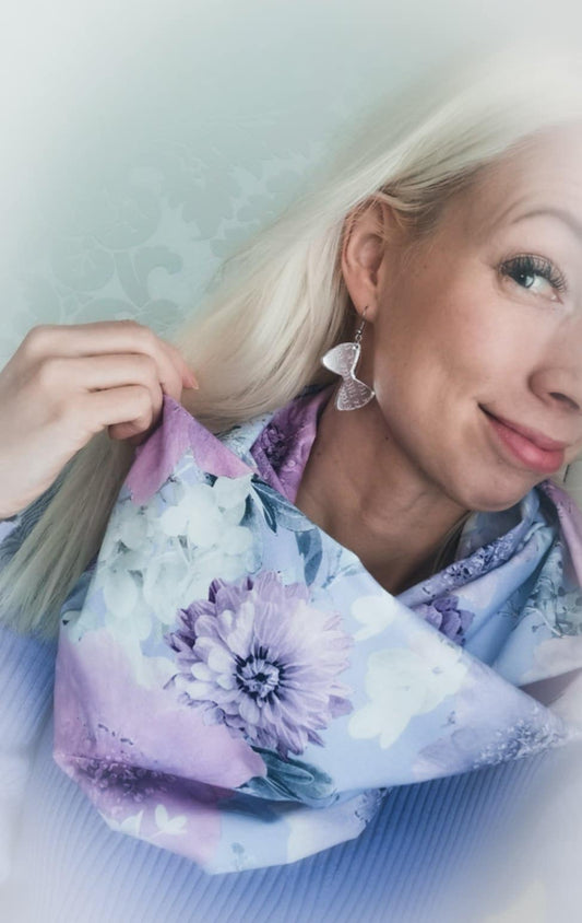 Tuubihuivi LAVENTELIKUKKASET